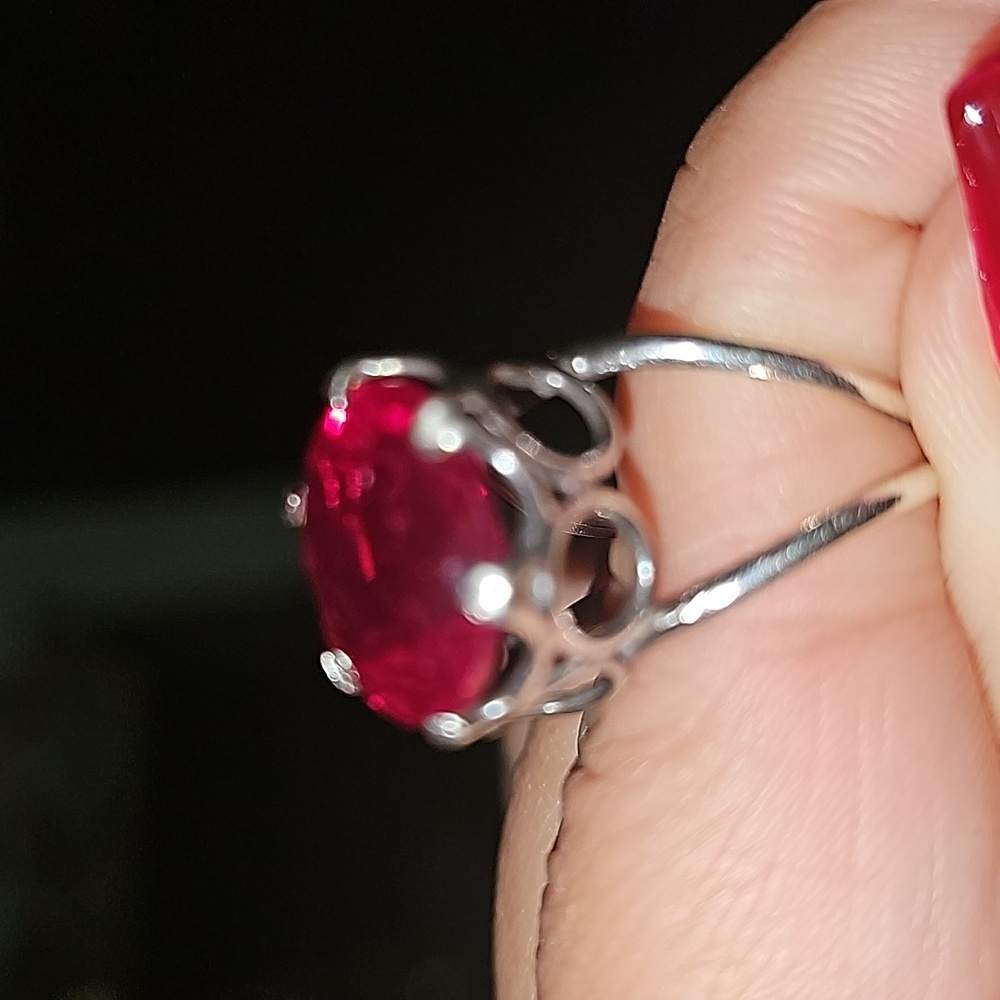 Sterling Ruby Ring - image 1